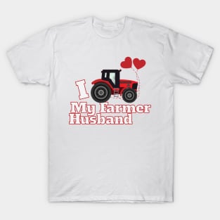 I Love My Farmer Husband T-Shirt